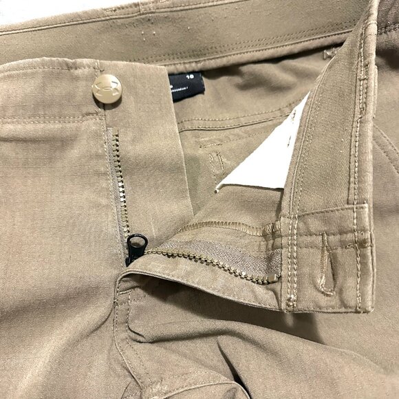 Under Armour Storm Snowboard Pants Womens size 10 (34x27) Winter Brown Loose - Picture 5 of 14